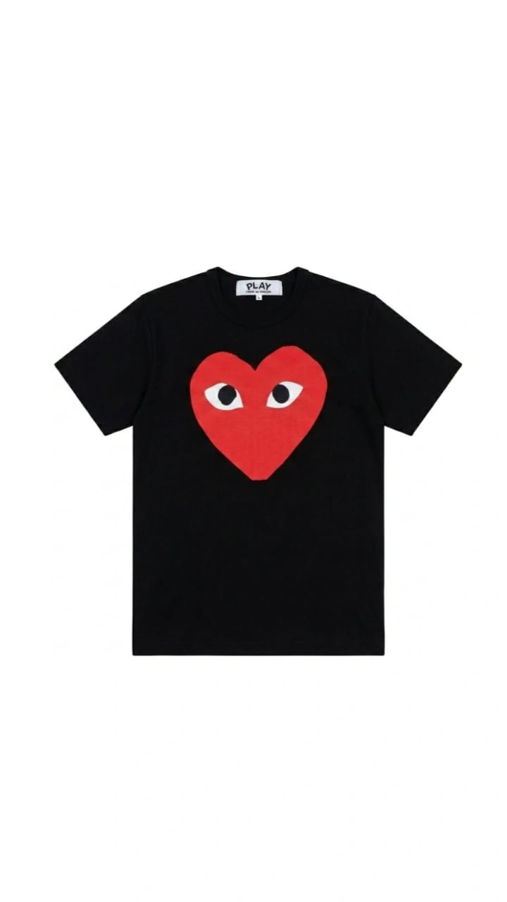 Play Comme des Garçons Big Red Heart (Black)