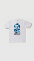 BAPE Blue Camo Ape Head Tee