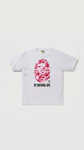 BAPE Pink Camo Ape Head Tee