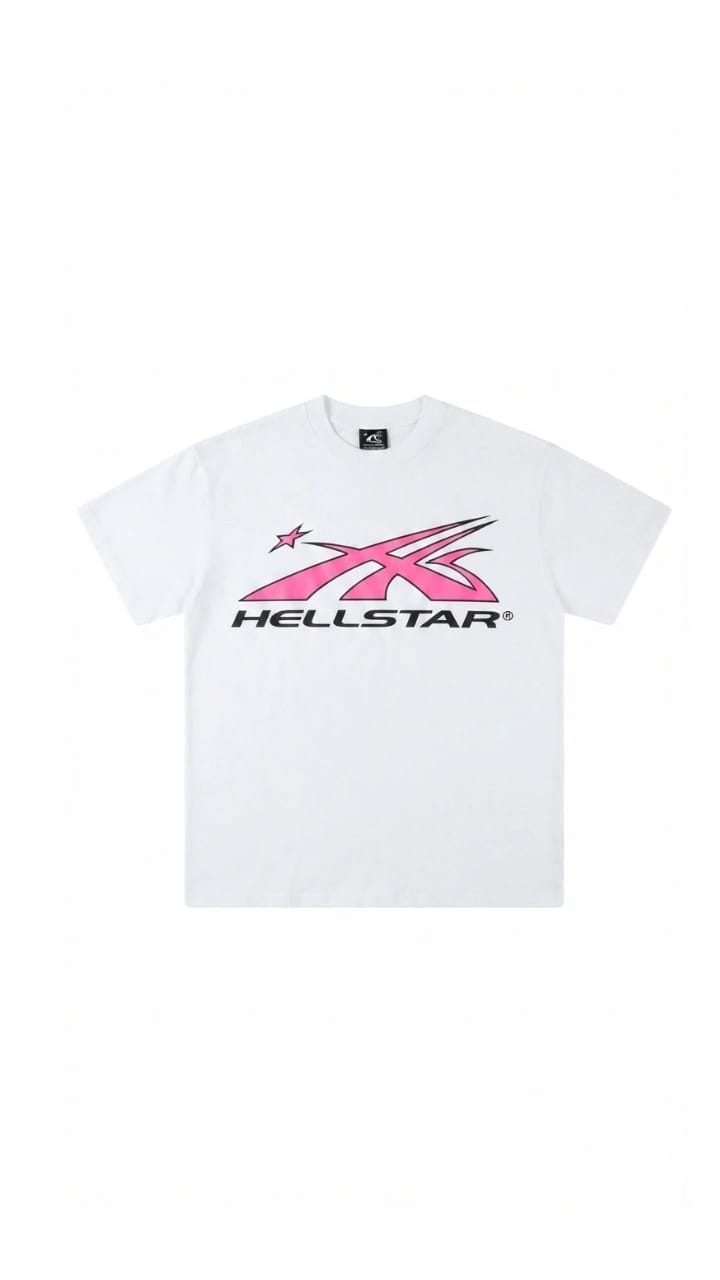 Hellstar Racing Tee (White/Pink)