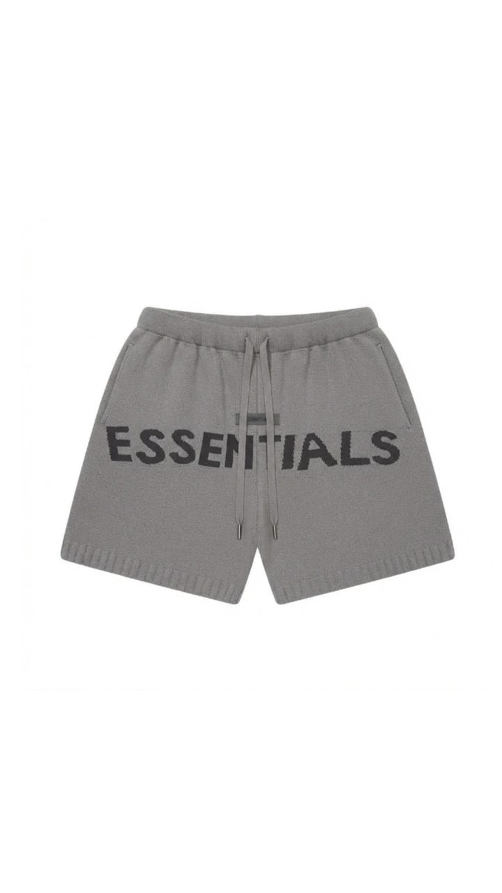 Fear of God Essentials Knit Shorts (Dark Grey / Slate)