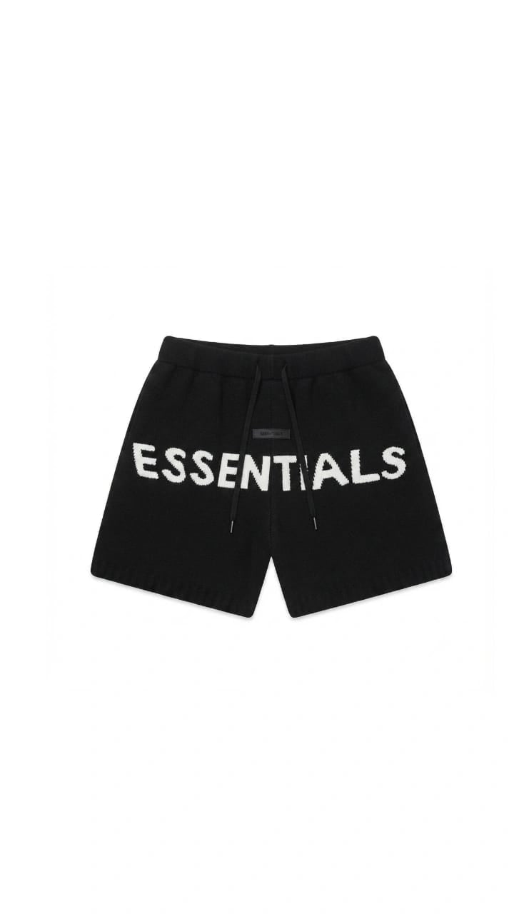 Fear of God Essentials Knit Shorts (Dark Grey / Slate)